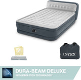 Intex Ultra Plush Air Bett mit Kopfteil