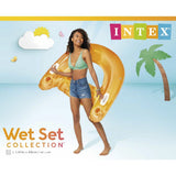 Intex 58859eu Wet Set Collection Sit #039;n Float aufblasbarer Schwebestuhl in verschiedenen Farben