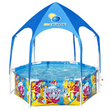 Bestway Kinder -Schwimmbad Stahl UV uv über den Boden 183x51 cm vorsichtig