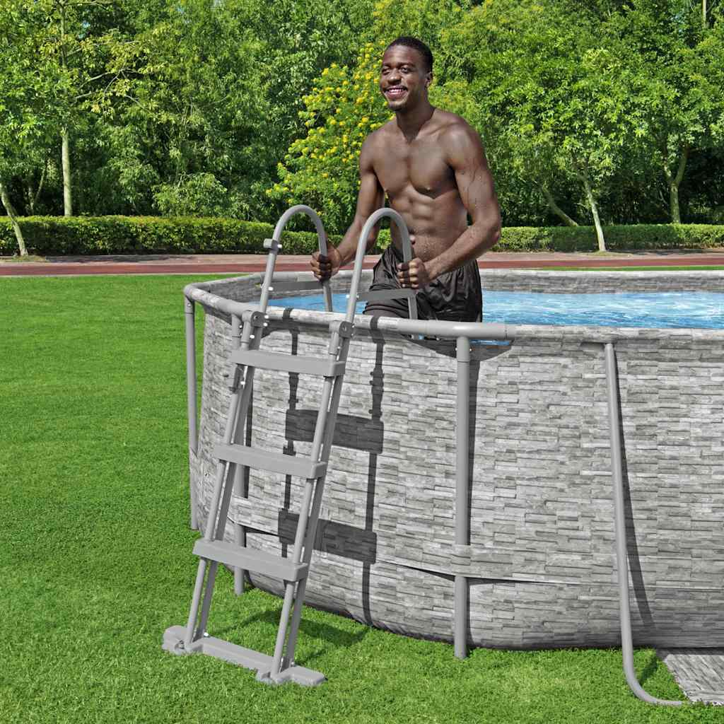 Échelle de piscine Bestway Flowder avec 4 étapes 107 cm