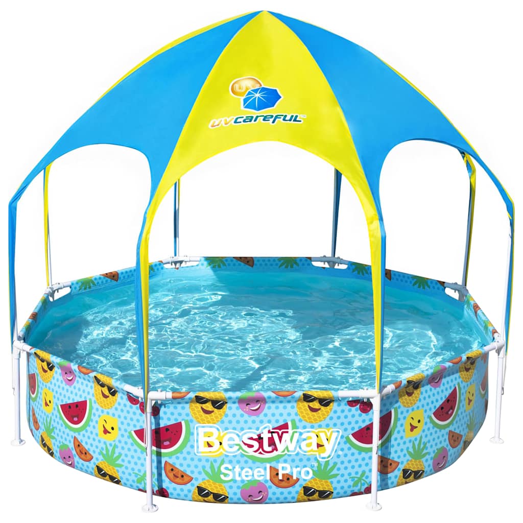 BESTWAY CHEUPS SWIPHING Pool Stahl UV uv über dem Boden 244x51 cm vorsichtig