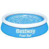 Bestway Schwimmbad schneller Set aufblasbar um 183 x 51 cm blau