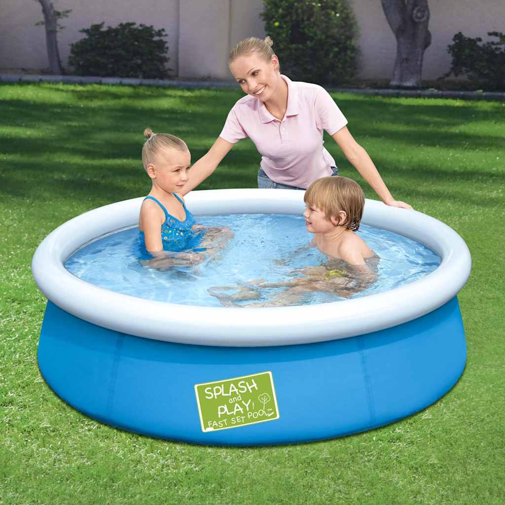 Bestway Swimming Pool med uppblåsbar kant, 152 cm