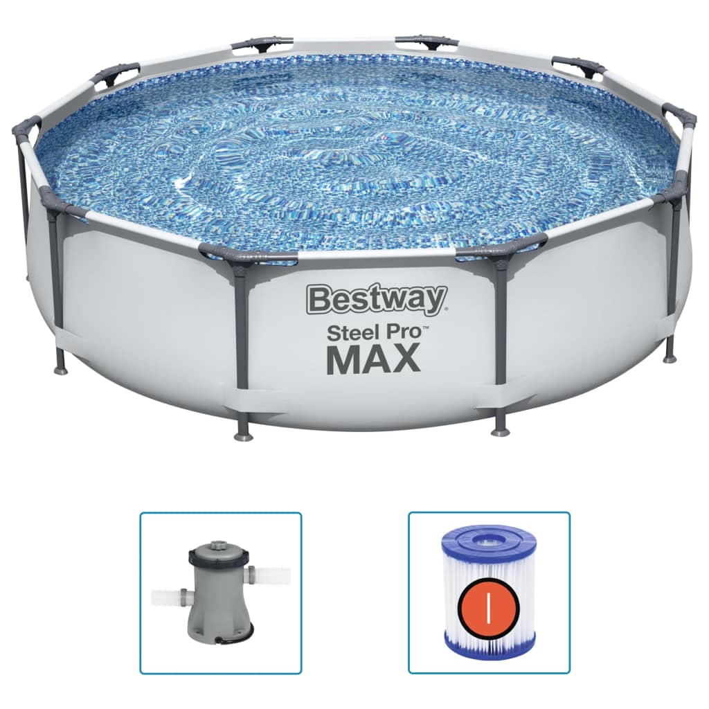 Bestway Steel Max Swimming Pool Set 305x76 cm