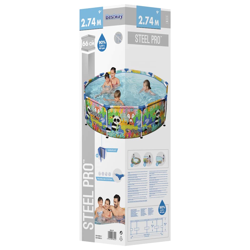 BESTWAY SWILLE POOL STAHL PRO MAX 274X66 CM