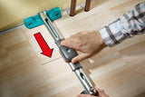 Wolfcraft – Hammereisen – Zugeisen – Schlagholz – 3-in-1 – nahtloses Laminat und PVC verlegen – 6945000