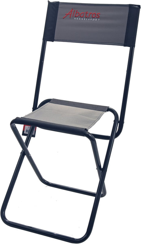 Albatros x-frame chair + backrest - stabiele stoel met rugleuning en comfortabel zitoppervlak