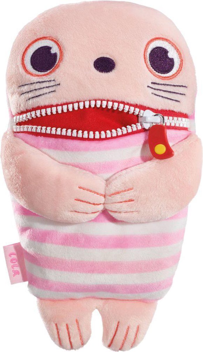 Schmidt spielt Sorgenfreundin Lola – weiches Plüsch-Kuscheltier mit Reißverschlussmund für Sorgen und Ängste – perfekt für Kinder, um Gefühle auszudrücken – beruhigend, waschbar, kuschelig – ideales Geschenk für Kleinkinder, Vorschulkinder, Schulkinder