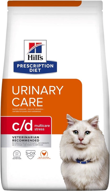 Hill's verschreibungspflichtige Diät c d – Harnstress – Huhn – Katzenfutter – 1,5 kg