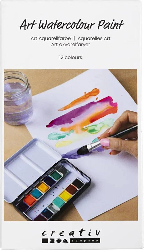 Kreativunternehmen https: www.cchobby.nl art-awatercolor-pan-flowers-and-landscapes-size-10x15x20-mm-various-colors-12-color-1-piece