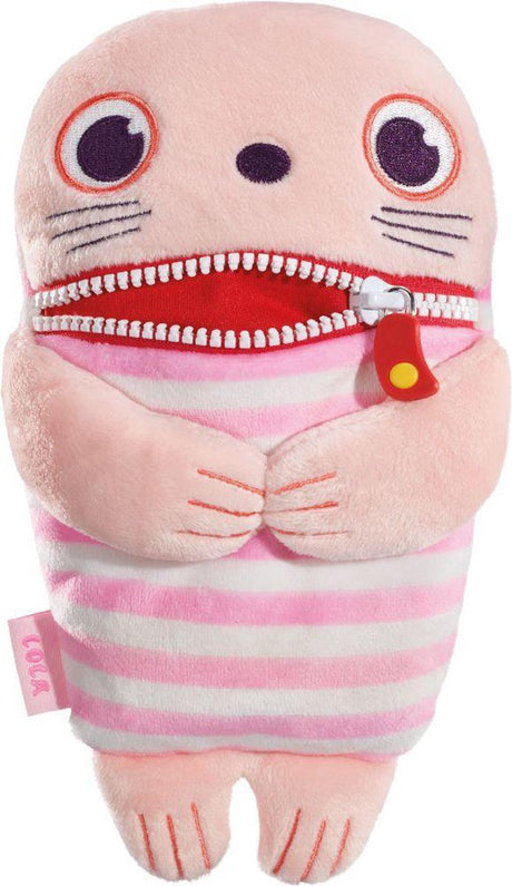 Schmidt spielt Sorgenfreundin Lola – weiches Plüsch-Kuscheltier mit Reißverschlussmund für Sorgen und Ängste – perfekt für Kinder, um Gefühle auszudrücken – beruhigend, waschbar, kuschelig – ideales Geschenk für Kleinkinder, Vorschulkinder, Schulkinder