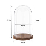 Clayre Eef Glasglocke 6gl1946 transparent 16x28 cm