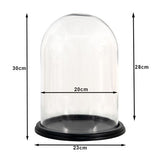 Clayre Eef Glasglocke 6gl3477 transparent 23x29 cm