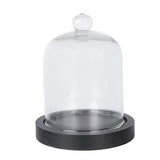 Clayre Eef Glasglocke 6gl4038 schwarz 10x14 cm