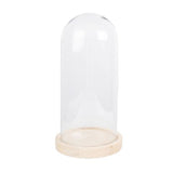Clayre Eef Glasglocke 6gl4039 braun 13x26 cm