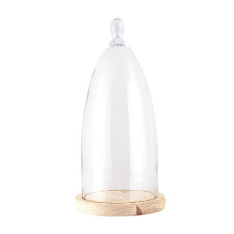 Clayre Eef Glasglocke 6gl3006 transparent 19x41 cm