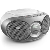 Philips AZ215S 12 Radio CD přehrávač stříbro