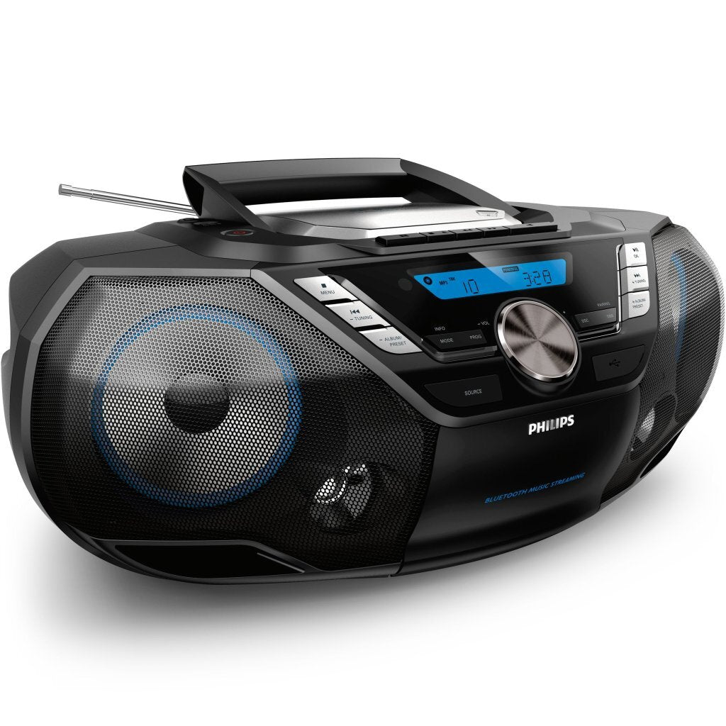 Philips AZB798T 12 Portatile CD Radio Player Black