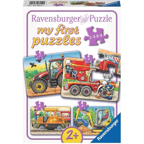 Ravensburger - At work Puzzle 4in1