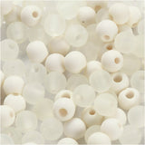 Creativ Company Kunststoffperlen, D 6 mm, Lochgröße 2 mm, ca. 150 Stück, Creme, 40 g 1 Box