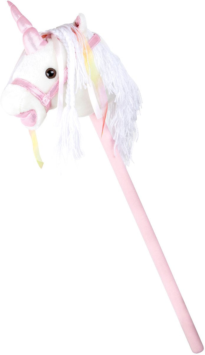 Small Foot - Steckenpferd Einhorn aus Holz, 90cm