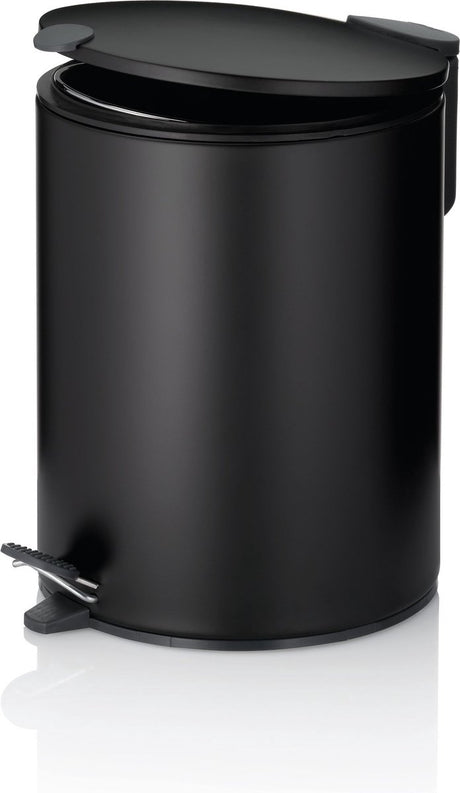 Kela Tretabfalleimer, 5 l, schwarz - | matt