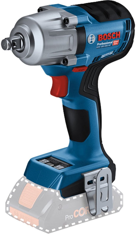 Bosch Blue Bosch Professional GDS 18 V-450 HC Akku-Schlagschrauber 450 nm 1 2 Reibring 18 V Grundkörper – 06019k4000