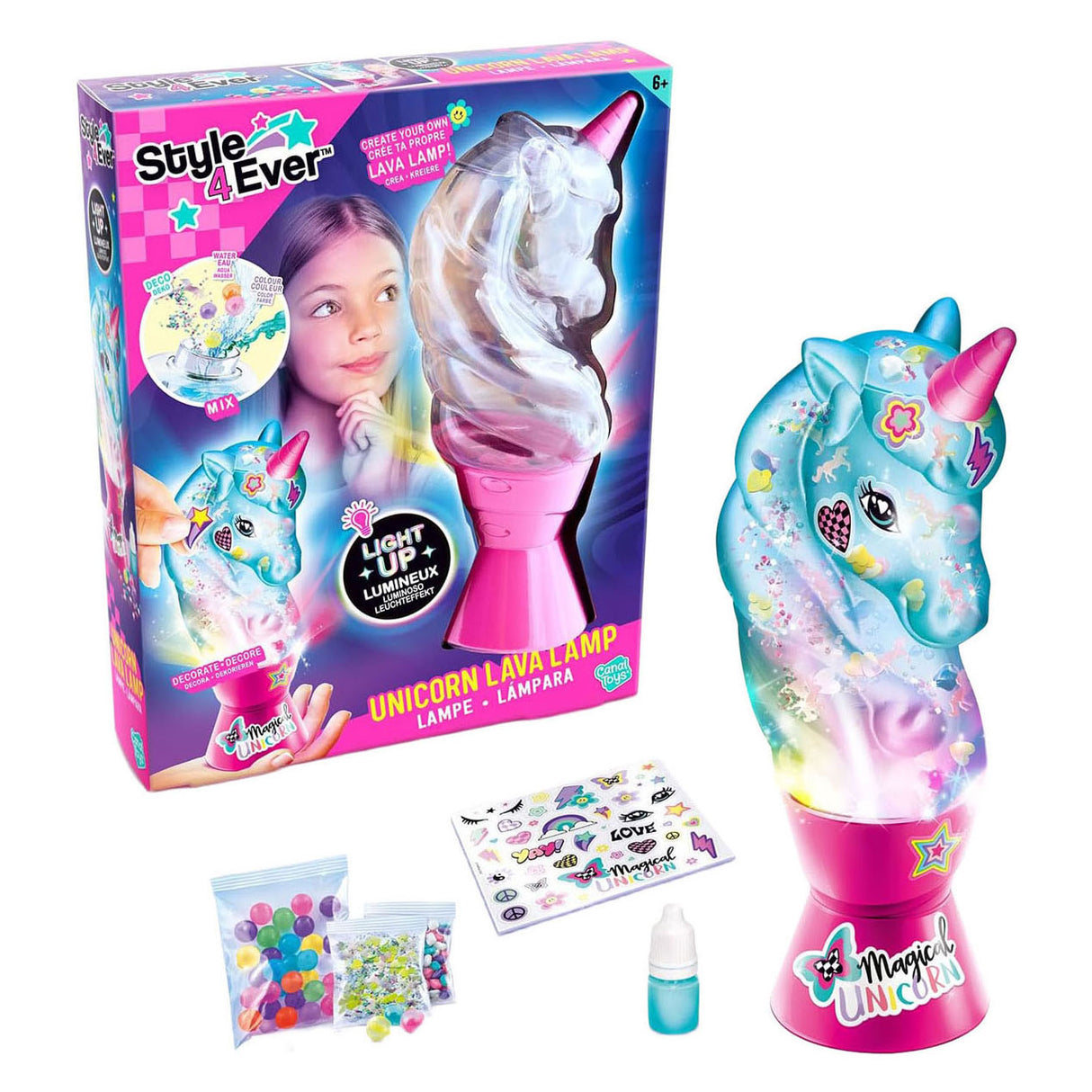 Style 4 Ever Einhorn-Lavalampe