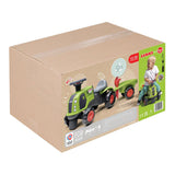 Falk Claas 470 Arion Rutschauto grün mit Anhänger + Sandset