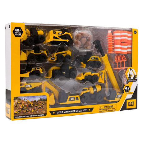 Cat Little Machines Mega-Set Baufahrzeuge – 40-tlg.