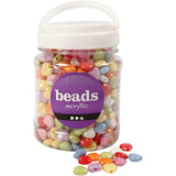 Https: www.cchobby.nl heart-beads-size-15x15-mm-hole-size-3-mm-ca. 700-piece-verschiedene-farben-465-gr-700-ml-1-box