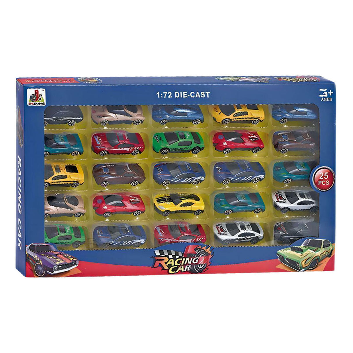 Racing car auto's 1:72 - 25st.