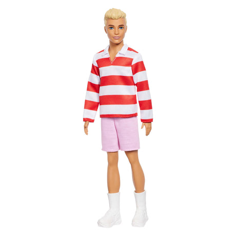 Barbie Fashionista Ken rot-weiß gestreift | 2 Stk