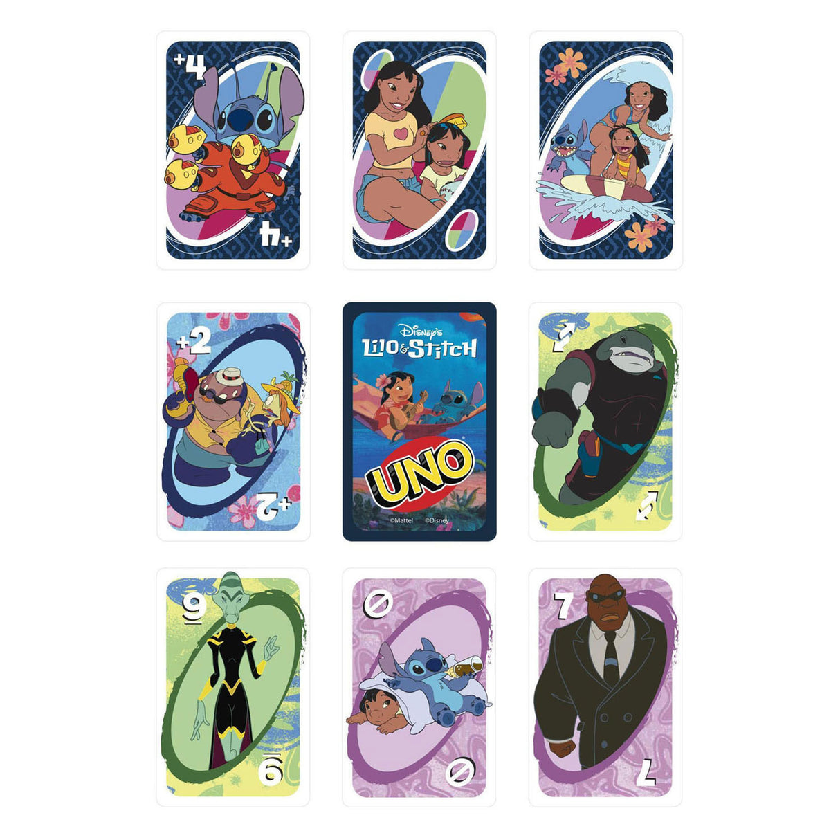 Mattel Uno Disney Lilo und Stitch Kartenspiel
