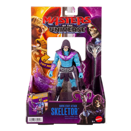 Masters of the Universe 2026 Filmfigur Skeleton – mit Stab der Zerstörung mit Dreh- und Freigabefunktion