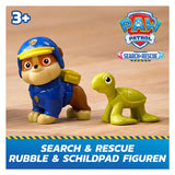 Paw Patrol – Suchrettung – Schutt – Rettungs-Recyclingfahrzeug mit 2-Figuren-Rückziehfunktion – Spielzeugfahrzeuge