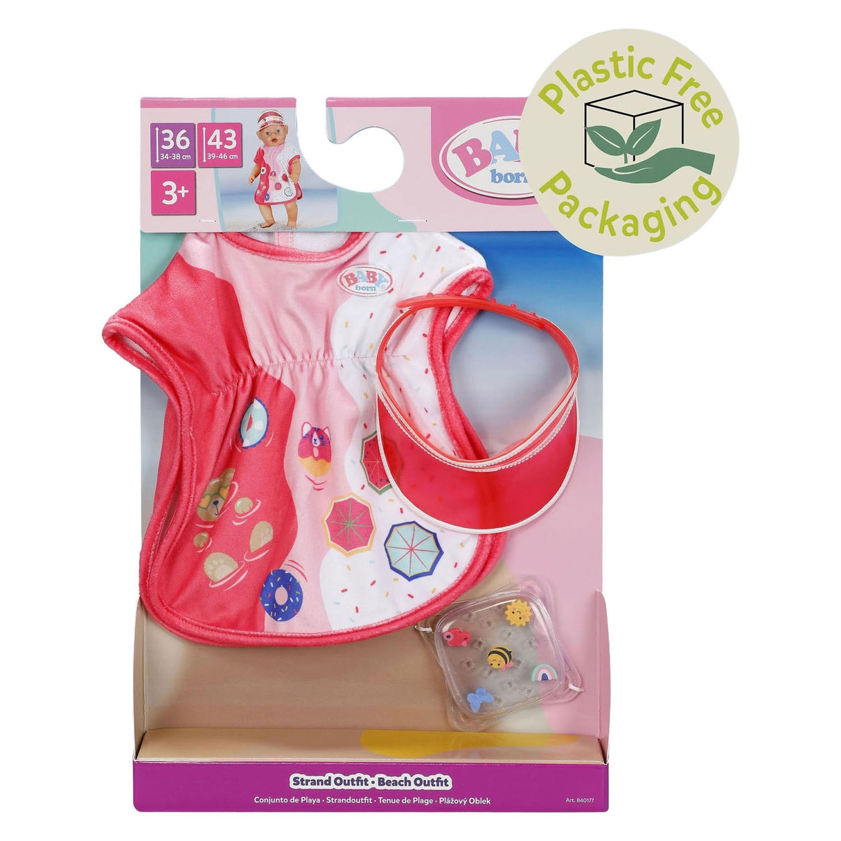 Baby born strandoutfit - 43cm