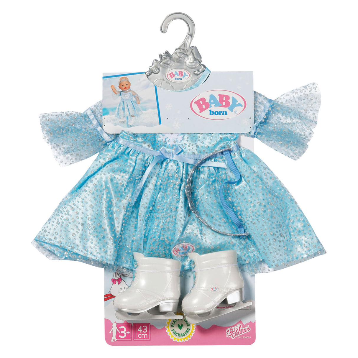 Baby geborene Prinzessin auf Eis (43 cm)
