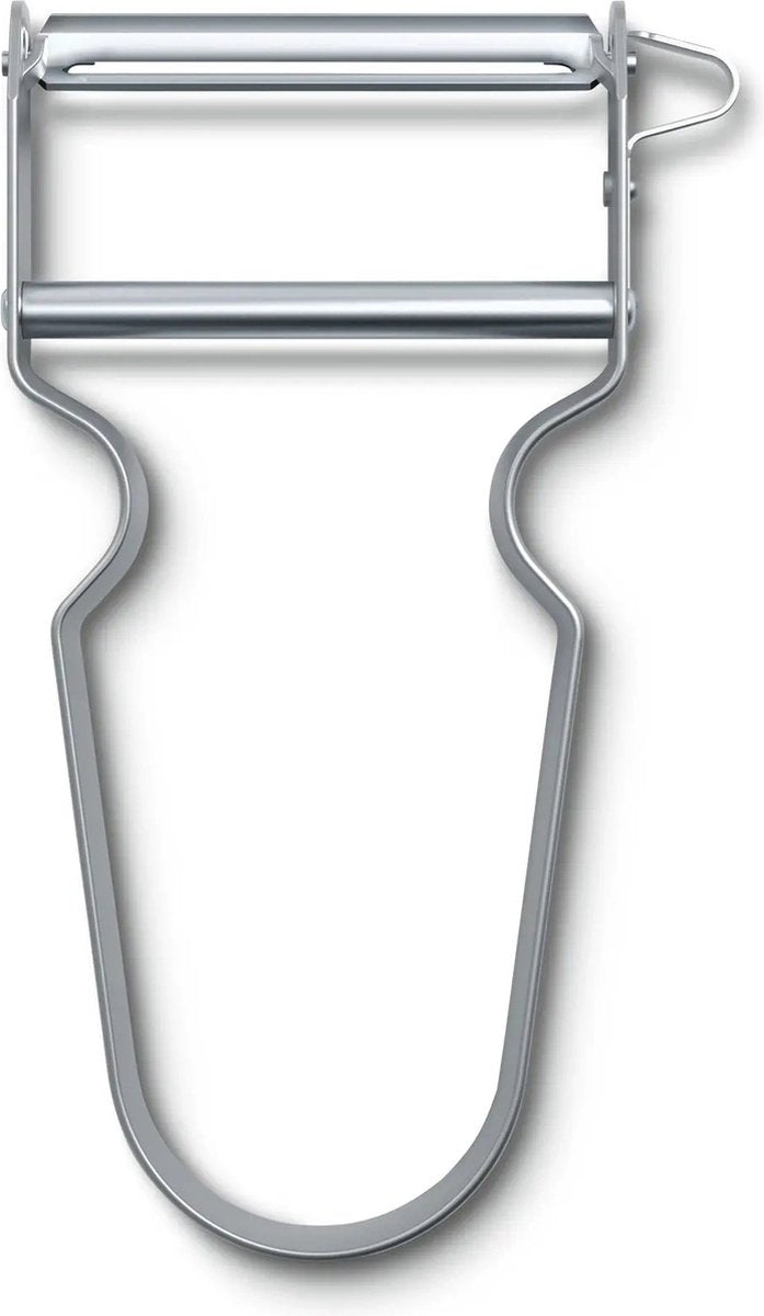 Victorinox Rex-Schäler – kultiger Schäler – ultrascharf – ergonomisch – Aluminium – glänzend