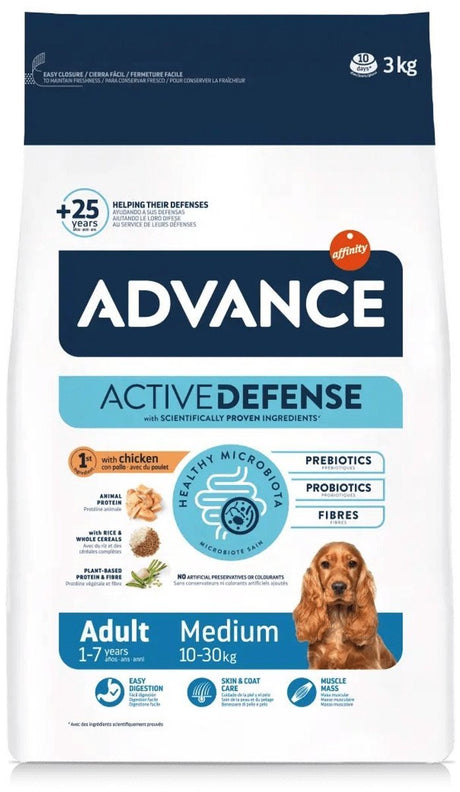 Advance – Hundefutter für mittelgroße Erwachsene – 3 kg
