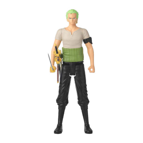 Bandai – Anime-Helden – One Piece – Anime Heroes Mega 30 cm große Zoro-Figur – große bewegliche Figur – Roronoa Zoro Manga-Figur – One Piece, offizielle Lizenz – Spielzeug für Kinder ab 4 Jahren – 38332