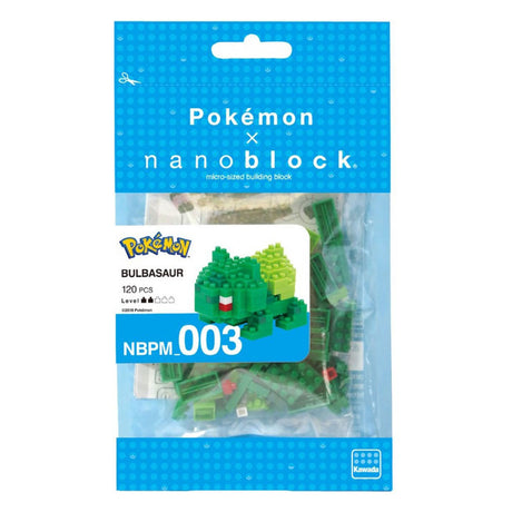 Bandai nanoblock bouwset pokémon bulbasaur - 120st.