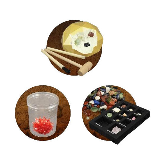 Buki France Buki – Steine und Mineralien – Experimentierset – Experiment