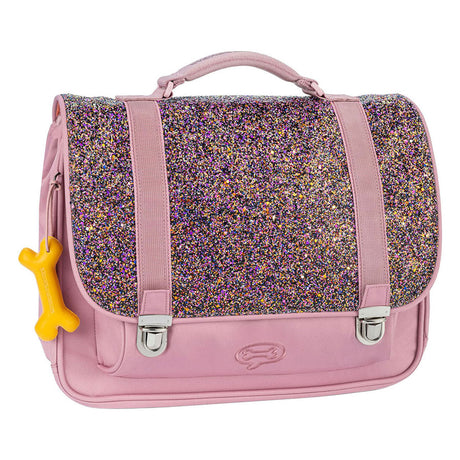 Stones and bones glamour cassis lila boekentas