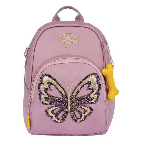 Stones and bones glitter butterfly lila laurel 2.0 rugzak