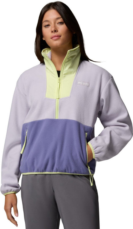 Columbia Sequoia Grove™ 1-2-Reißverschluss-Fleecepullover für Damen – Lavender Pearl, Stormwatch, Citron Haze