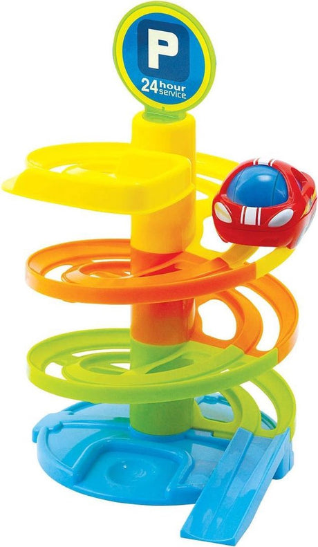 Playgo My First Car Track – Parkhaus mit Auto – Hand-Auge-Koordination