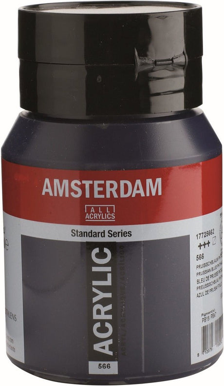 Amsterdam standard series acrylverf pot 500 ml pruisischblauw (phtalo) 566