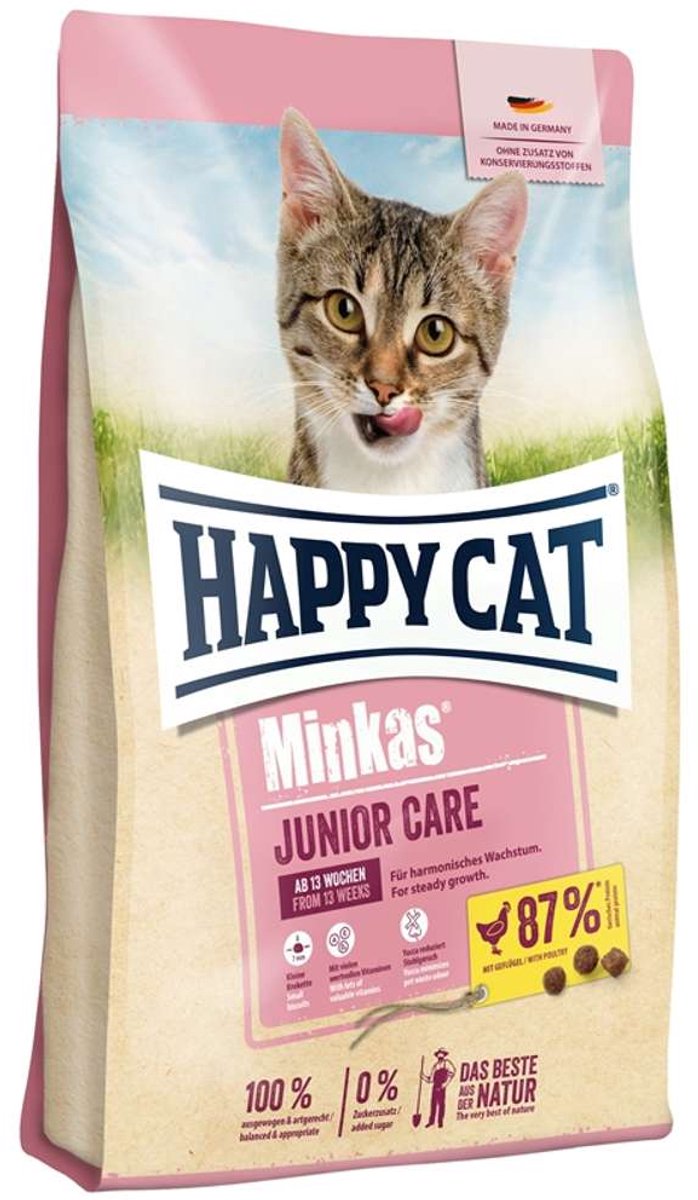 Happy Cat Minkas Junior Care Geflügel – 10 kg