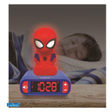 Lexibook-Wecker mit Nachtlicht, 3D-Design, Spiderman und Soundeffekten